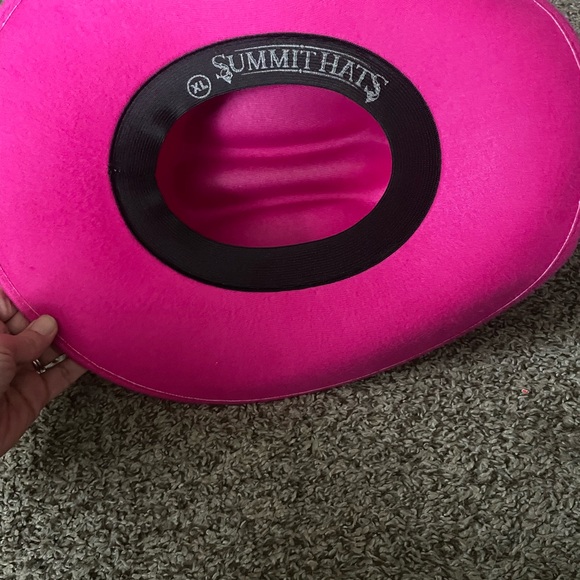 Summit Hats Bold Pink Cowboy Hat Sz XL - Picture 6 of 8